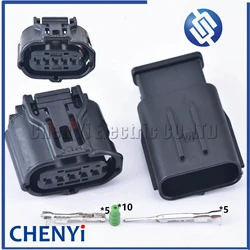 2 set 5 PinAutomotive connector Air Flow Meter wire harness plug 6189-1046 For Toyota TS Series MAF