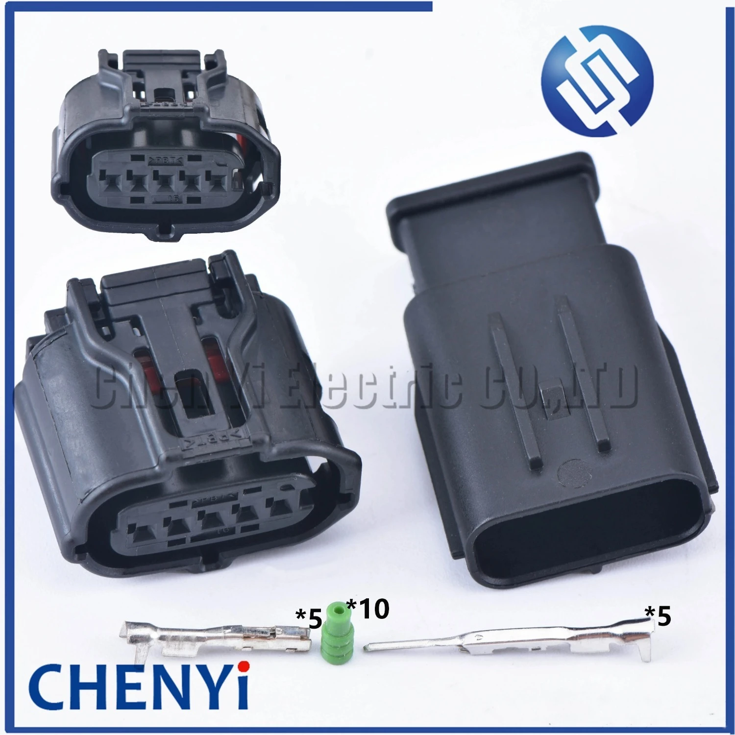 2 set 5 PinAutomotive connector Air Flow Meter wire harness plug  6189-1046 For Toyota TS Series MAF