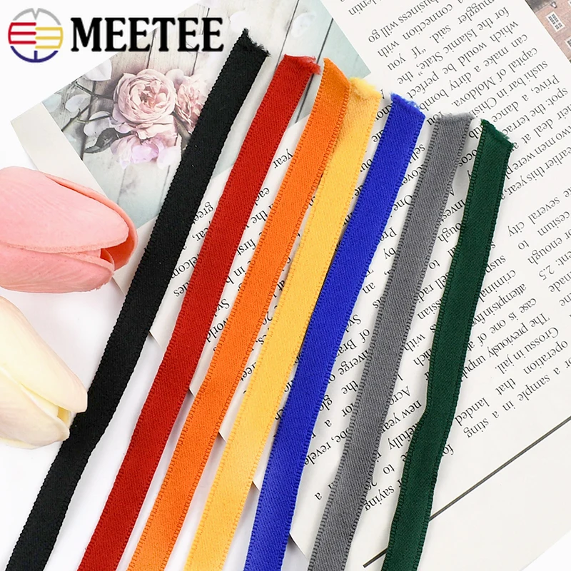 

20/30/50M 10mm Nylon Elastic Band for Bra Shoulder Strap Clothes Decor Stretch Ribbon Pants Shoes Rubber Tape Sewing Accessories