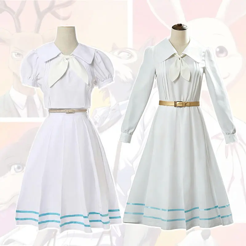 

Anime Beastars Haru Rabbit Cosplay Costume Lolita Dress Women School Uniform Halloween Christmas Party Stage Performance Suits