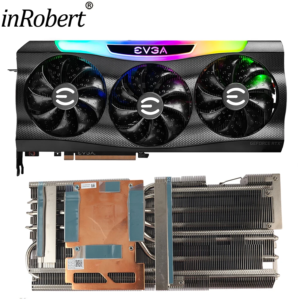 CPU Heatsink Aluminum Block Replacement For EVGA RTX3070 3080 3090 ULTRA GAMING Graphics Card Cooler Assembly Repair Parts