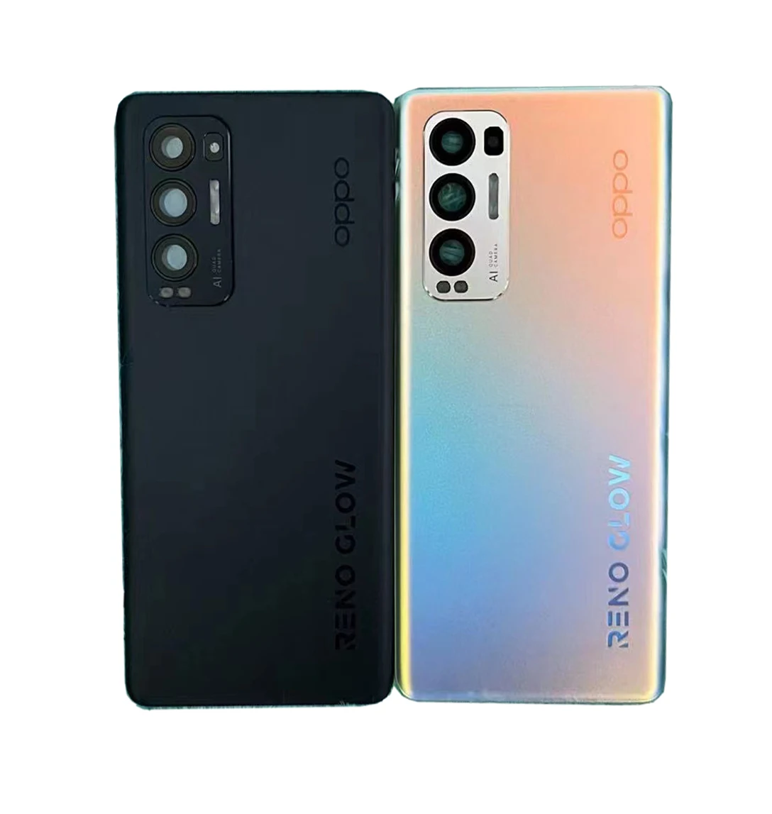 Original New Back Glass For Oppo Reno5 Pro+ 5G Back Battery Cover Rear Door Housing For Reno5 Pro Plus PDRM00 PDRT00 Back Cover