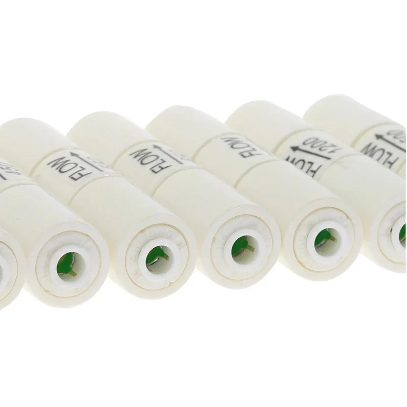 300CC 450CC 800CC 1500CC RO Water System Waste Water Flow Regulater Restrictor 1/4" OD Hose Reverse Osmosis Quick Pipe Fittiing