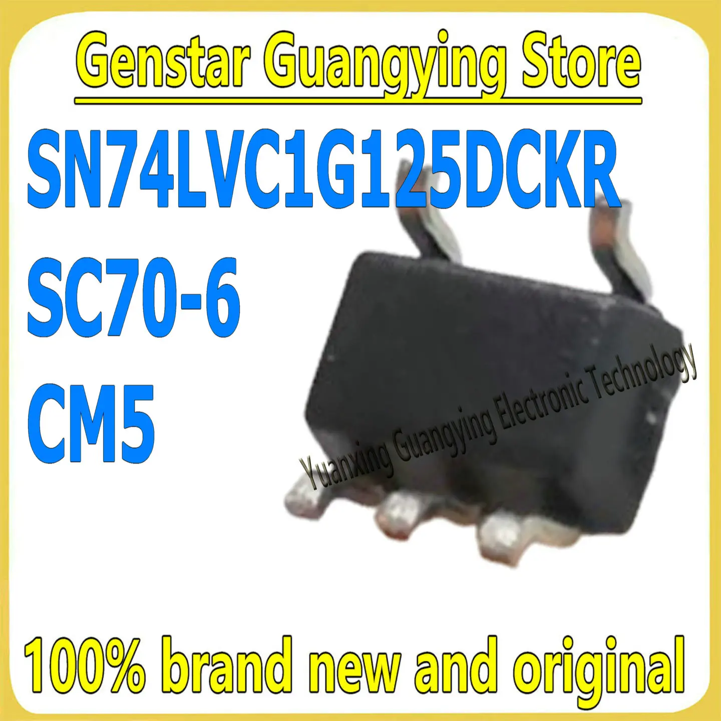 (10 Pieces) SN74LVC1G125DCKR SN74LVC1G125 Markings: CM5, CMF, CMR, SC70-5 Buffer Chipset 100% Brand New