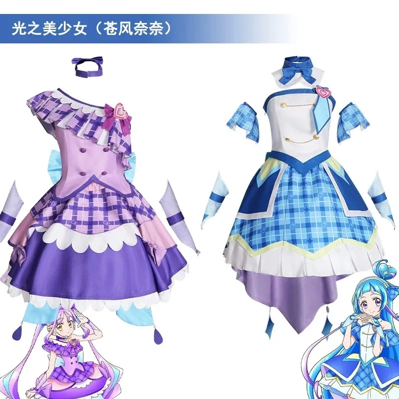 

2025 You and Idol Precure Wink Cosplay Cure Kyun Shigure Kokoro Costume Lolita Dress Halloween Uniform Anime Outfit Woman 5 5ftu