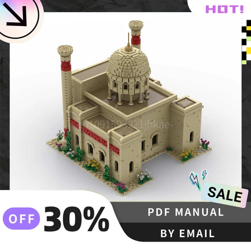 [5601PCS] Customized MOC Monastery Creative Building Blocks Set STEM Educational Toys DIY Construction Model Kit Birthday Gifts