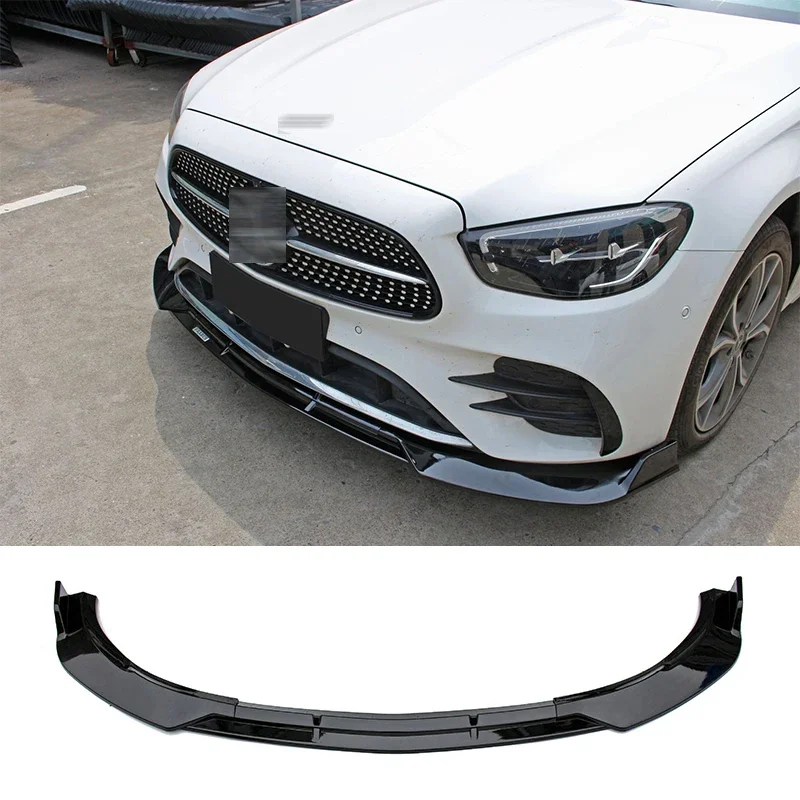 

Front Bumper Splitter for Benz W213 E200 E300 E320 E-Class 2021 22 Lip Diffuser Spoiler Skirt Body Kit Decorative Strip Shovel