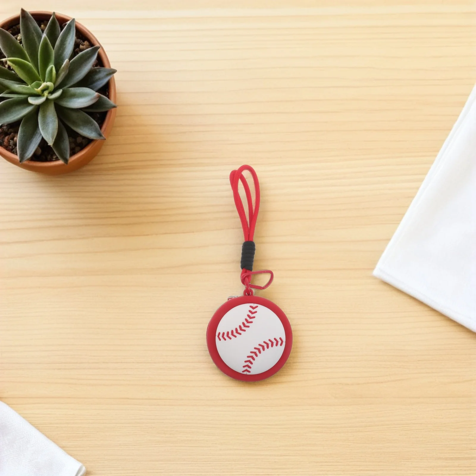 

Baseball Silicone Coin Purse Mini Zipper Bag Sports Pouch Keychain Organizer Earphone Case Card Holder Wallet Charm Portable