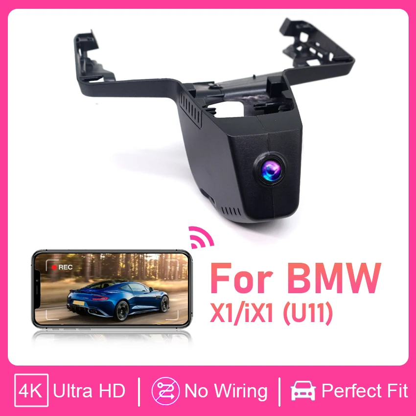 

Видеорегистратор 4K UHD Plug and Play для BMW X1/iX1 (U11) 2023-2026, OEM DVR с Wi-Fi, циклической записью, ночным видением, 2160P