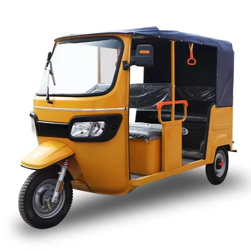 

3 Wheel Passenger Electric Tricycle Sunshade 72V 1800W 8 Passenger Van Adult Tricycle