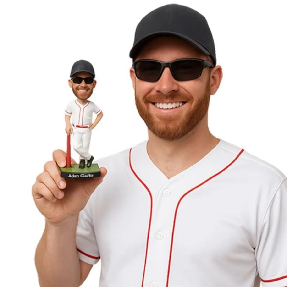 

Персонализированная фигурка-бобблхед ручной работы из глины по фото – забавный, милый сувенир, подарок для семьи и друзей, сделанный вручную