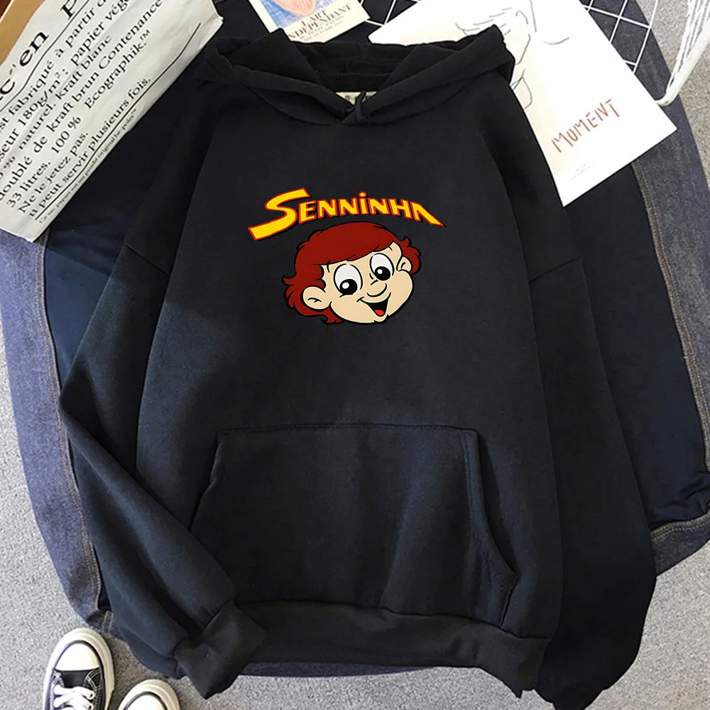 Senninha Cartoon Hoodie Graphic Printing Comic Cute Sweatshirt  Autumn/Winter 2025 Popular Clothing Fashion Наша Толстовка Hoody