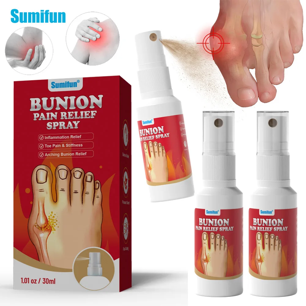 

1/3/5/10pcs Foot Gout Treatment Spray Thumb Corrector Finger Hallux Bunion Pain Relief Liquid Joint Swelling MedicalPlaster 30ml