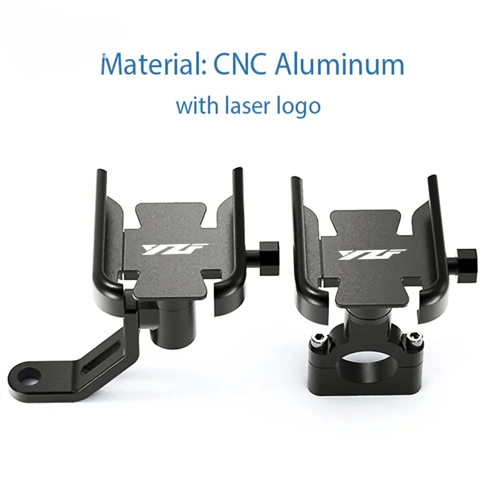 Do Yamaha YZF R1 R3 R25 R15 R6 R7 R125 R15 YZFR3 YZFR6 Akcesoria motocyklowe Uchwyt na kierownicę Uchwyt na telefon komórkowy Uchwyt na stojak GPS