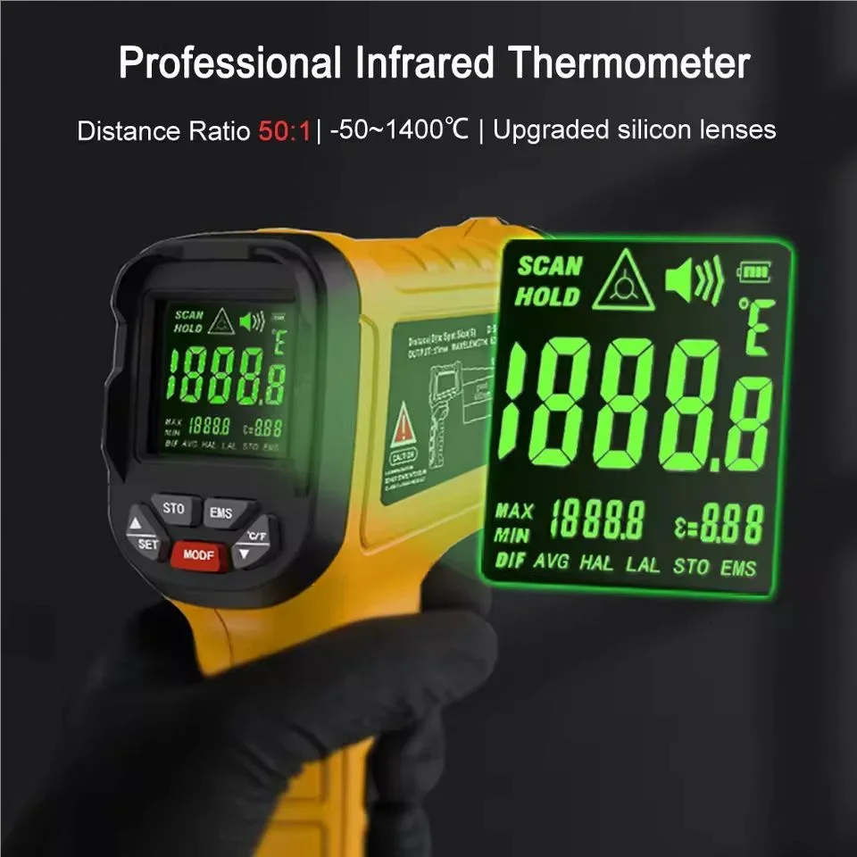 Инфракрасный термометр-пистоле – обзор и цена Industrial Laser Temperature Gun