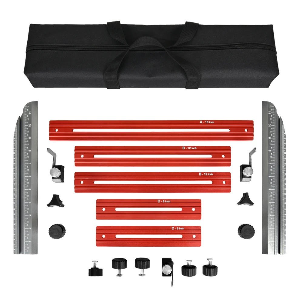 

Aluminum Upgraded Stair Tread Formwork Tool for Accurate Measurement of Angular Length Depth with Multiple Layout Items