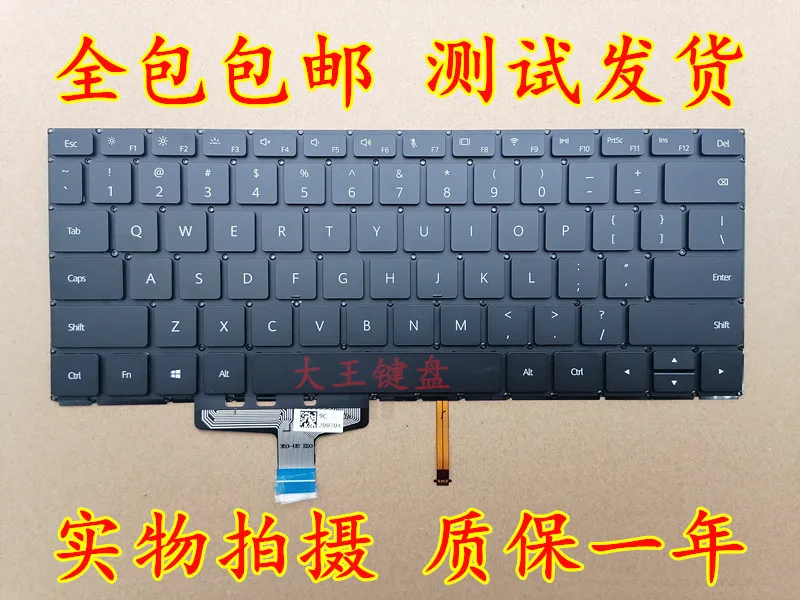 For Huawei MateBook 13 WRT-W29 KPR-W19 VLT-W50 HN-W19L Notebook Keyboard