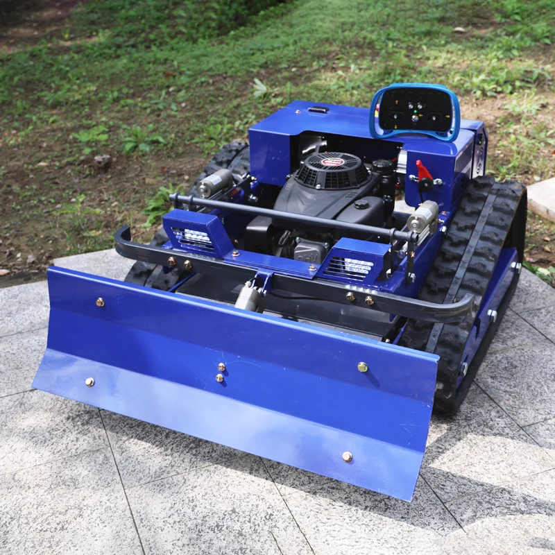 Customized Remote Control Small Robot - 550mm Cutting Width for Lawn Mowing with Snow Shovel