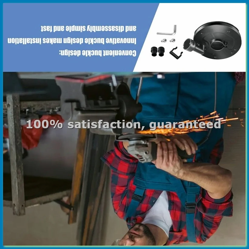 

Защитный кожух для угловой шлифовальной машины, многофункциональный, безпыльный, с эргономичной рукояткой - AC17