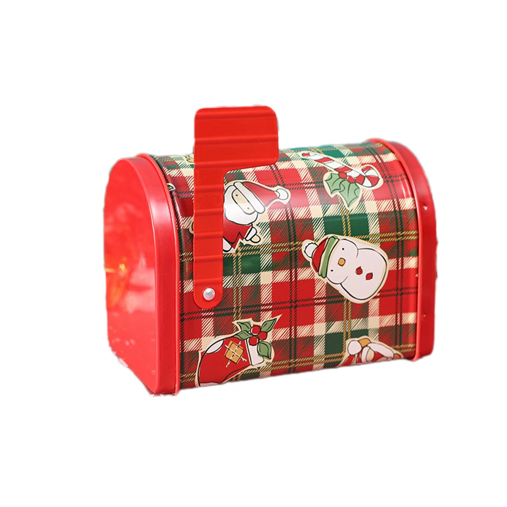 Festive Decor Christmas Mailbox 13.5*8*9.5cm 5.32*3.15*3.74 Inches Bright Colors Elegant Design Exquisite Craftsmanship