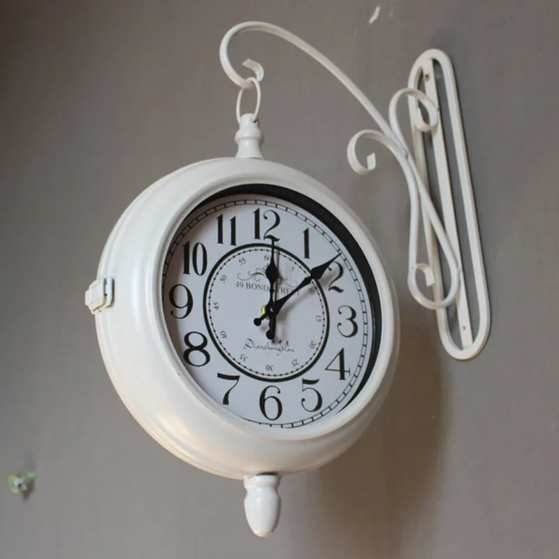 Restaurant Digital Wall Watch Quartz Creative Design Silent Round Luxury Wall Clocks Aesthetic Vintage Horloge Home Decoration