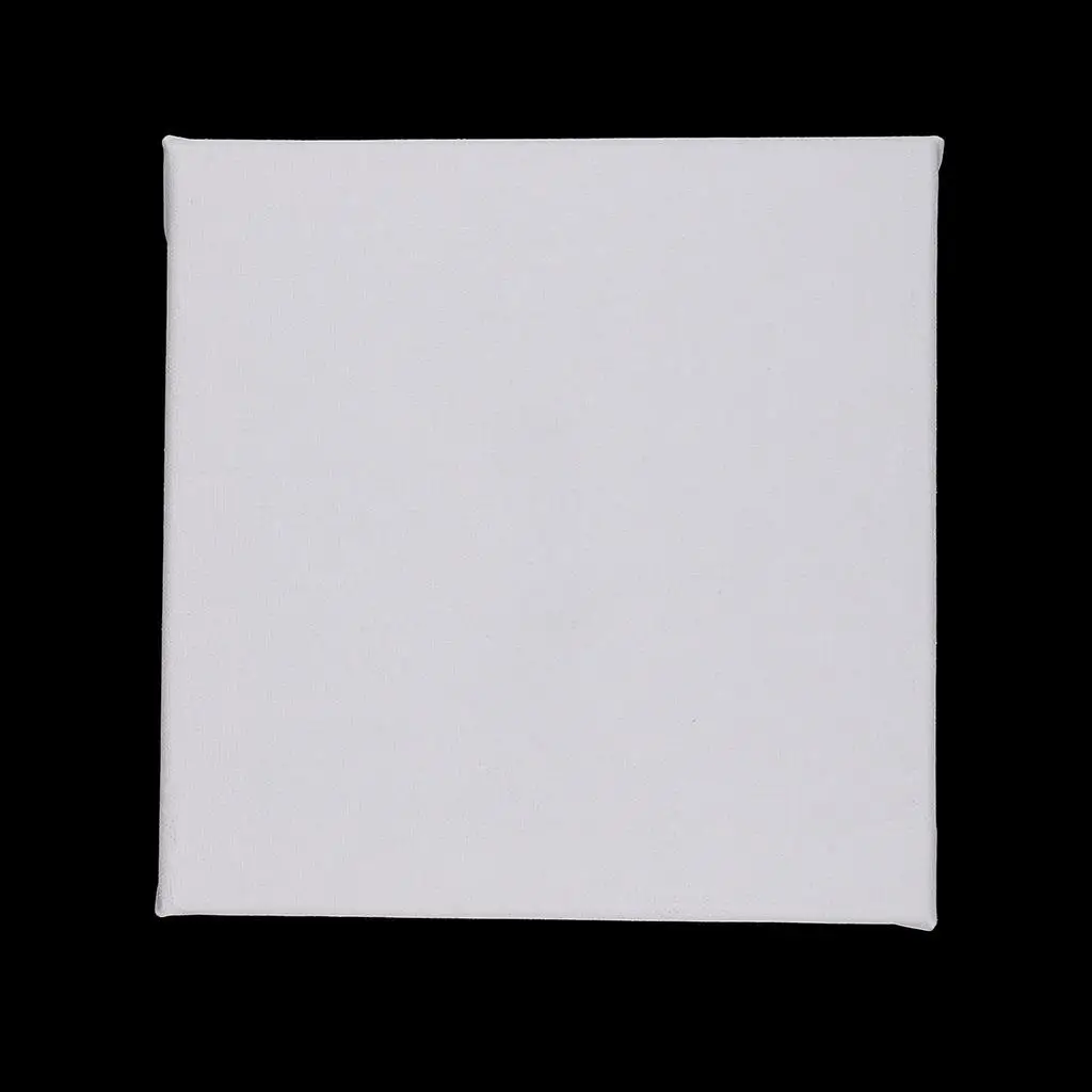 2/3 White Blank Canvas Board Wooden Frame For Oil Acrylic Painting