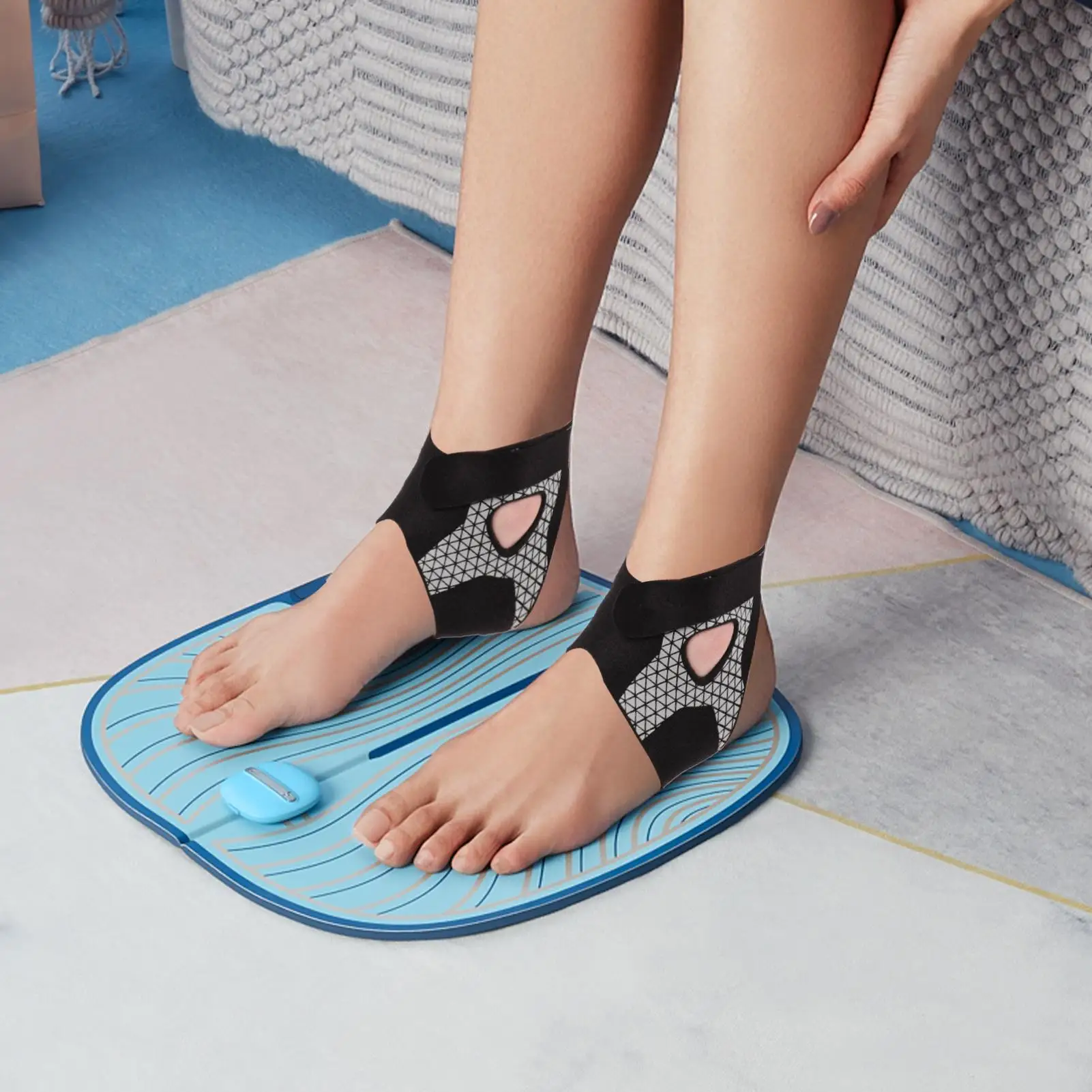 

Breathable Ankle Brace Sports Foot Support Elastic Ankle Recovery Protector for Basketball Hiking Gym Workout Running Recovery