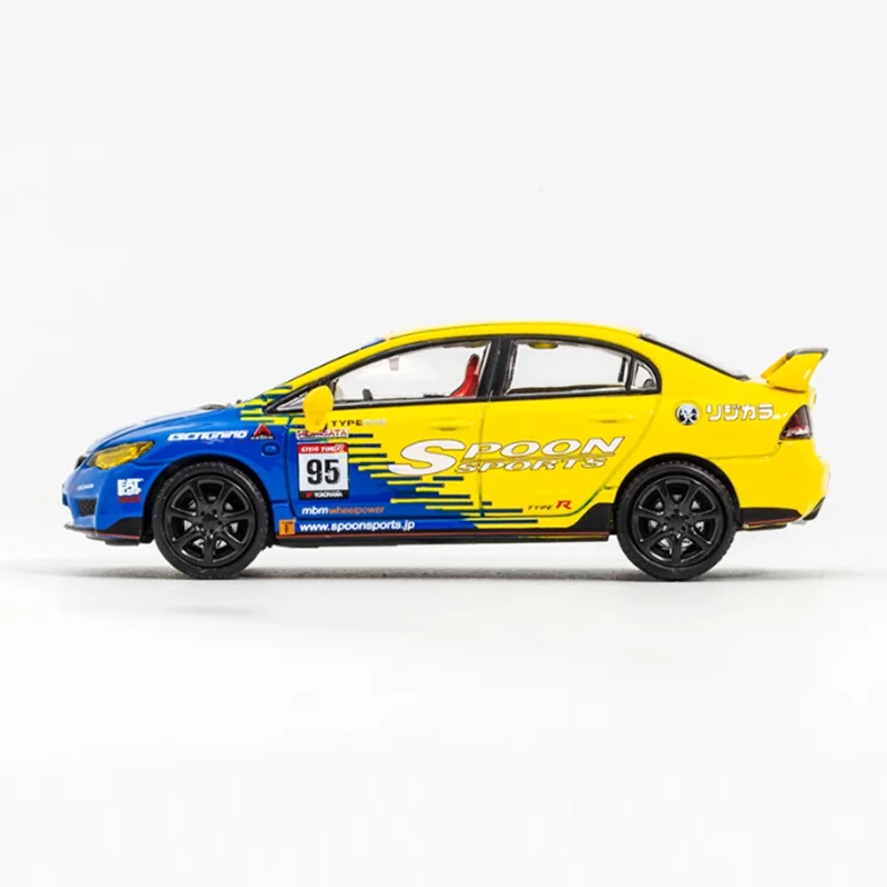 Shadow/DCT Diecast 1:64 Scale Type-R FD2 Spoon Painted Alloy Car Model Finished Simulation Series Gift Toy Souvenirs Collection
