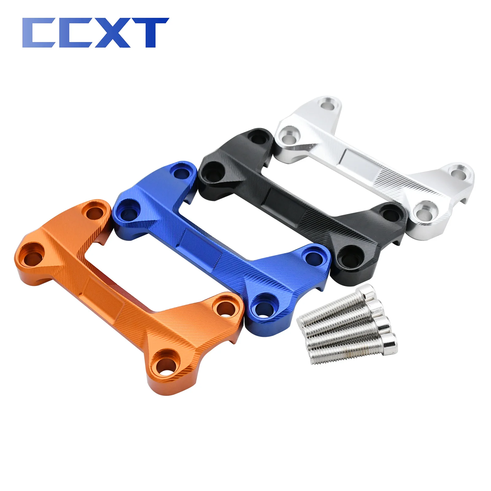 Supporto per morsetto riser manubrio moto per KTM DUKE 125 200 250 390 DUKE125 DUKE390 2006-2024 Morsetto superiore manubrio