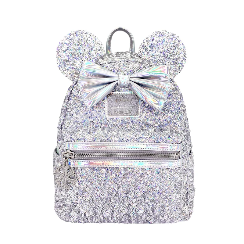 New Loungefly Halloween Minnie Mouse Sequin Exclusive Mini Backpack - view 4