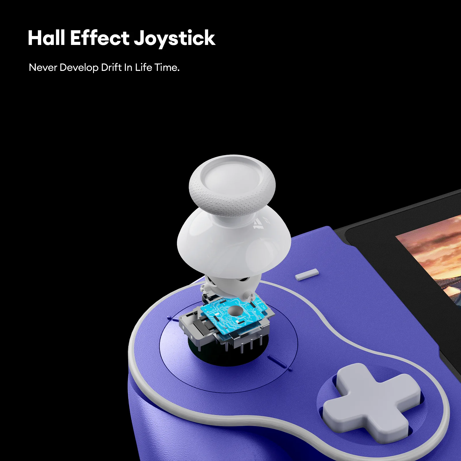 Controlador de juego Original QRD Stellar V3 para Switch/OLED/PC Streaming Gamepads puerto tipo C efecto Hall mango de estiramiento Joystick