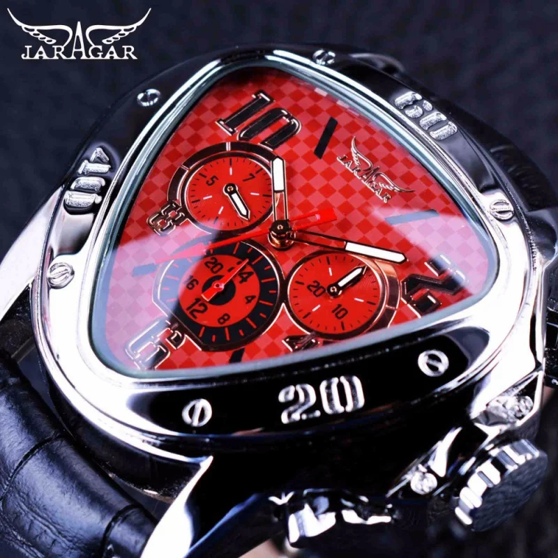 Official brand free shippingJTriangle Dial Week Calendar 's Automatic Mechanical Men's Watch