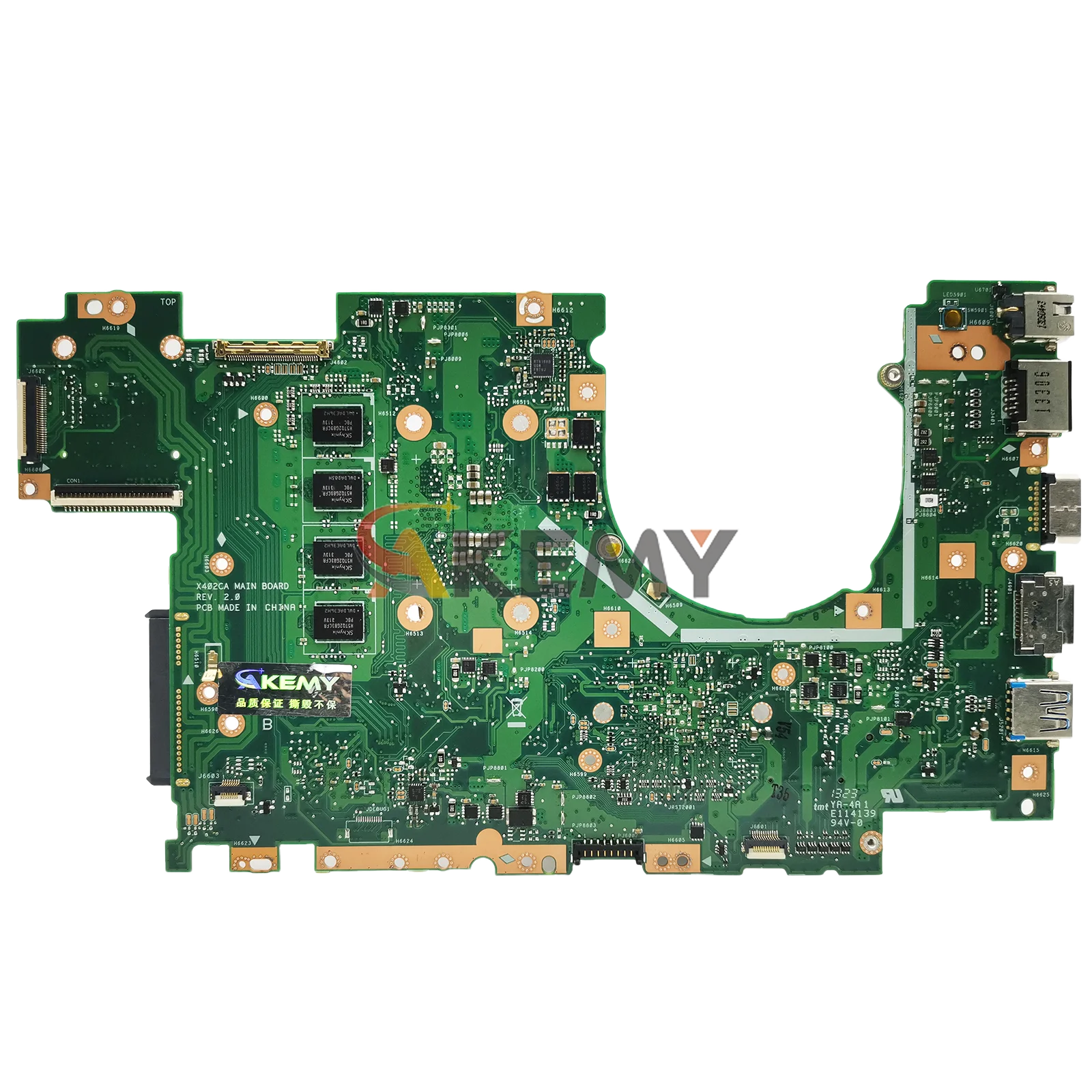 ASUS VivoBook F502CA X402CA F402CA X402C 노트북 메인보드용 X402CA 노트북 마더보드 (I3 I5 I7 CPU 탑재) 100% 테스트 완료 OK stk