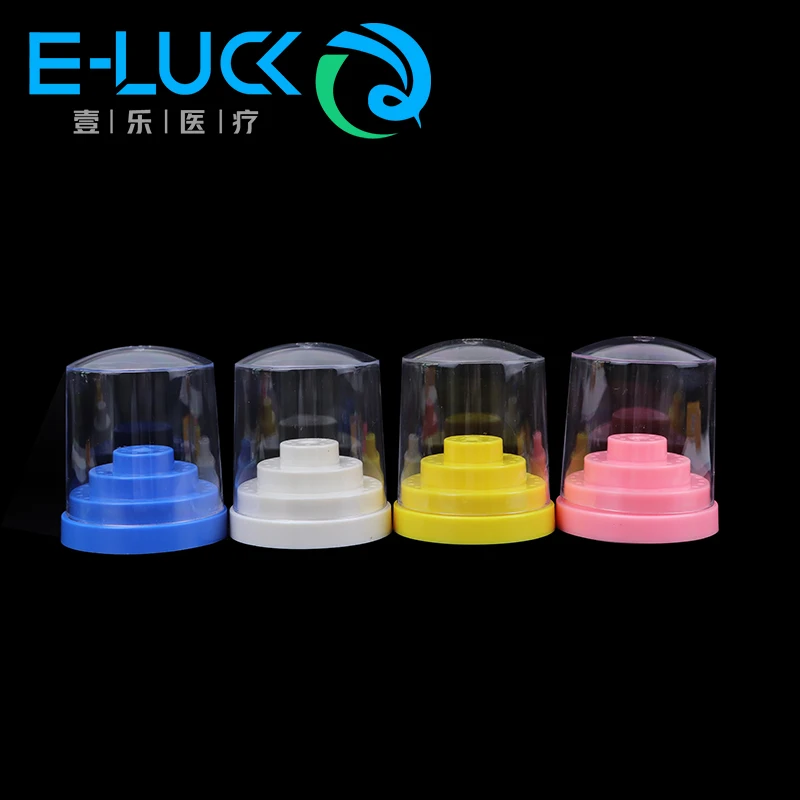 

1pc Dental Bur Storage Box 48Holes Drill Placement Holder Dentist Case Disinfection Holder Round Plastic Dentistry Instrument