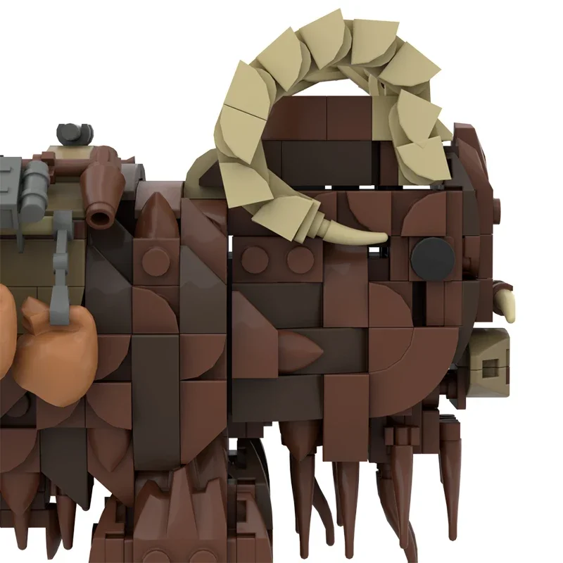 MOC Animal Beast 97302 Medium Size Building Blocks Tusken Raider Transport Bricks Model DIY Educational Toys For Birthday Gifts