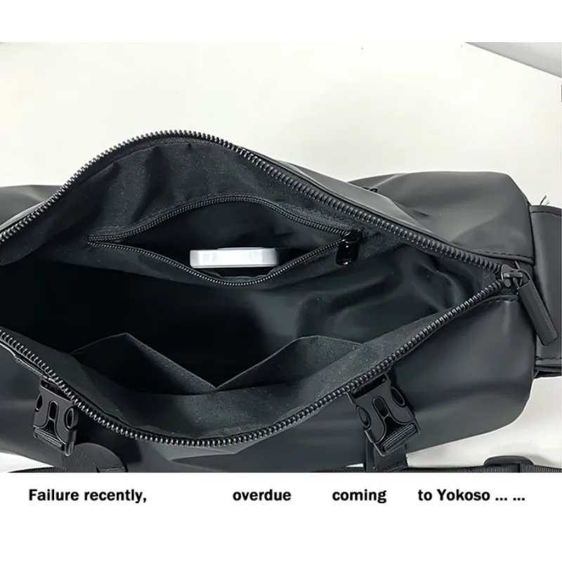 Korean Style Minimalist Crossbody Bags,Large Capacity Waterproof Stylish Oxford Cloth Tote for Couples,Travel Storage Pouch