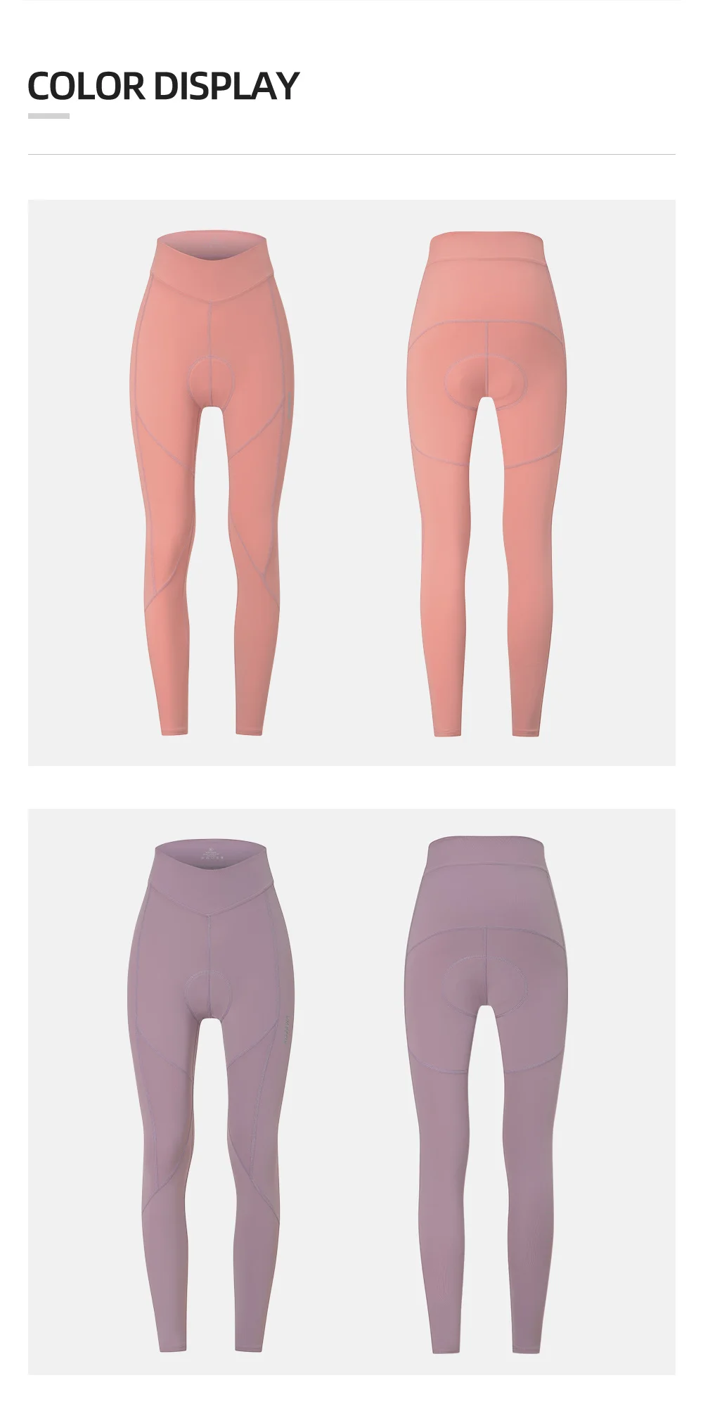 HISERWA Damen-Radhose Pro 7 Stunden Stoßfeste Gepolsterte Hose Sommer Atmungsaktive Fahrradhose Sportliche Slim-Fit Fahrradhose – Detail 5