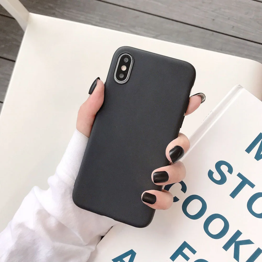 Candy Silione Rubber Stoßfest Fall für iphone X XS Max XR Abdeckung Für iphoneX Xr XS Max Ultra Dünne Stoßstange Fundas Fall Coque – Detail 3