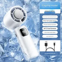 Ventilateur Électrique Portable JPNPL 3000 mAh, Ventilateur Turbo Rechargeable, Climatiseur de Bureau et Portable Double Usage pour le Camping 4