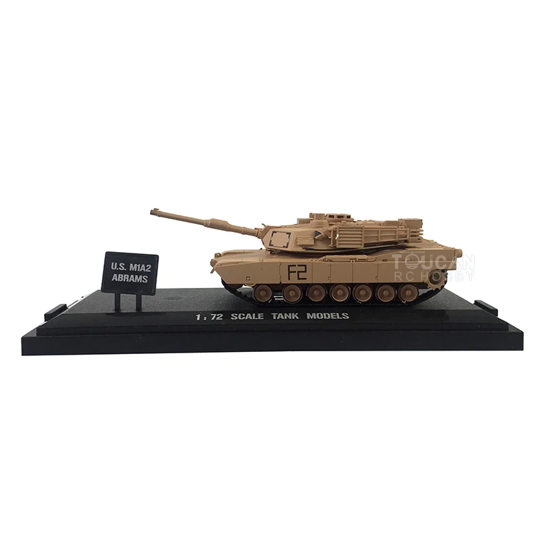 Toys Heng Long 1/72 Mini U.S. ABRAMS M1A2 Plastic Main Battle Tank 3918 Static Model Collection For Boys Gifts TH19356-SMT8