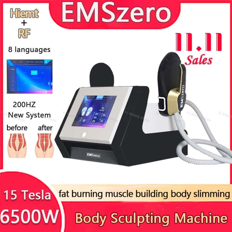 6500W EMSZERO NEO RF Slimming Machine 2024 EMS Body Sculpting Fat Burning Emsslim neo Nova Weight Lose Electromagnetic Muscle