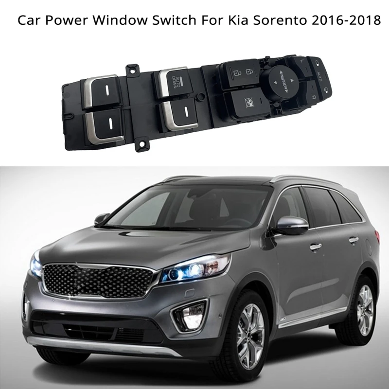 Car Power Window Switch For Kia Sorento 2016-2018 Part Number 93570-C5010 93570-C5100 93571-C5310