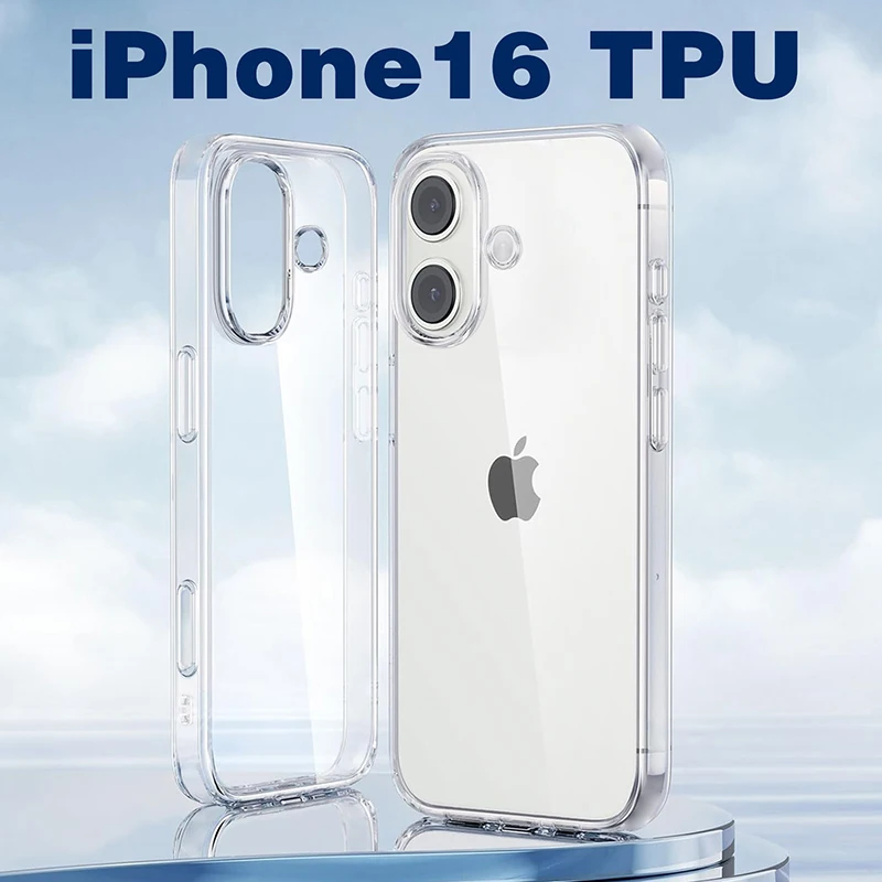 Siliconen Zacht TPU Telefoonhoesje voor iPhone 16 15 14 13 12 11 Pro Max XR XS Max Achterkant Case voor iPhone 16 15 14 13 12 11 Pro Max