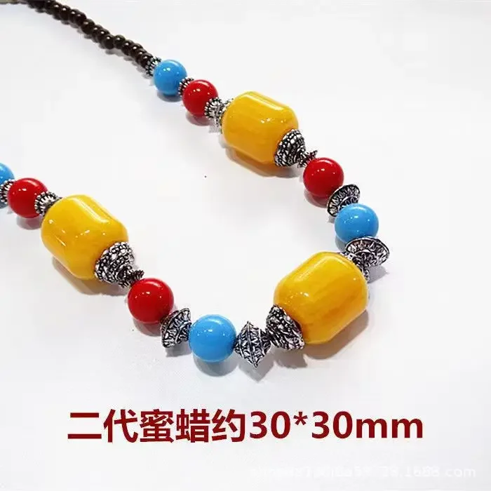 Ethnic Style Tibetan Jewelry Sweater Chain Ethnic Minority Jewelry Travel Tibetan Necklaces Headwear Ethnic Dance Accessories