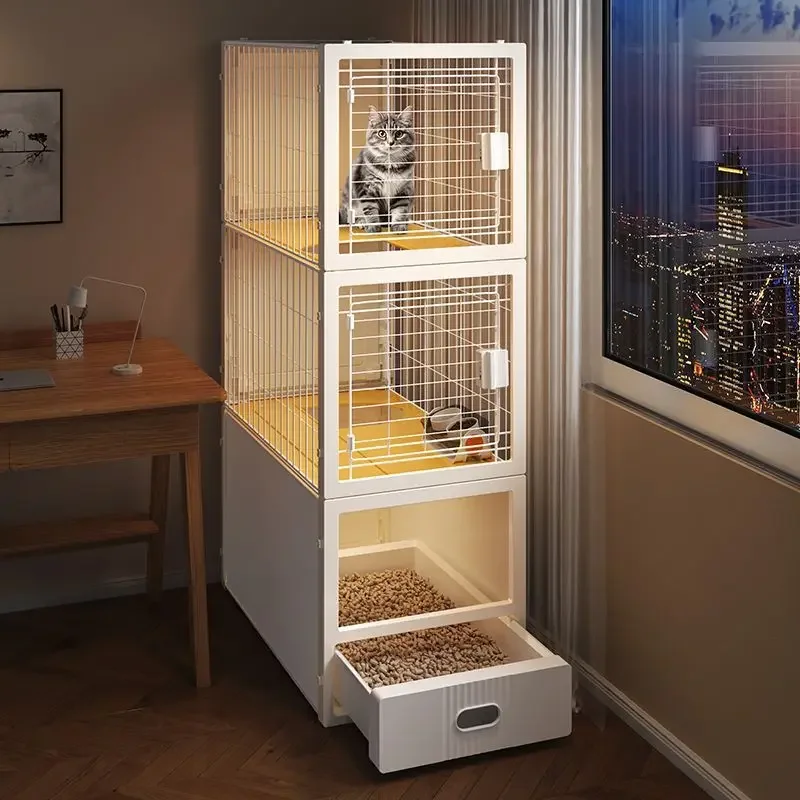 Cat cage household indoor cat villa cat cage free space