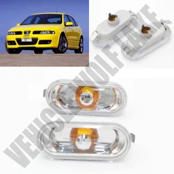 2pcs Car Light For SEAT Leon 2000 2001 2002 2003 2004 2005 2006 Car-Styling Side Marker Turn Signal Light Lamp Repeater