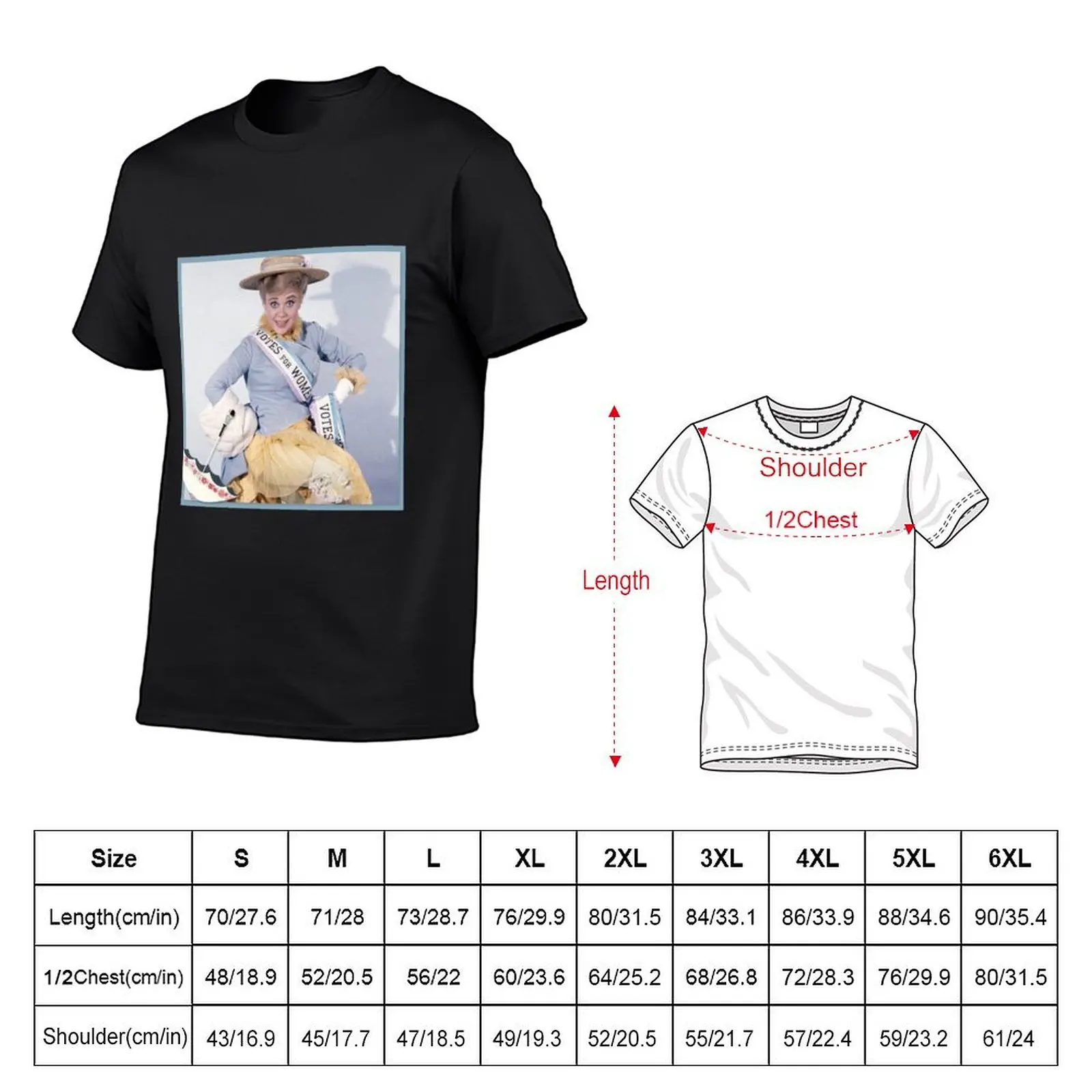 glynis johns- mary poppins - funny T-Shirt customs summer tops mens graphic t-shirts hip hop