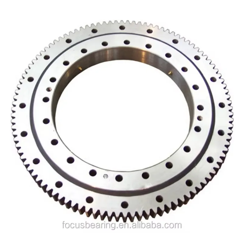 Long Life Four Point Contact Ball Slewing Bearing Toothless Excavator Bearing 010.20.250