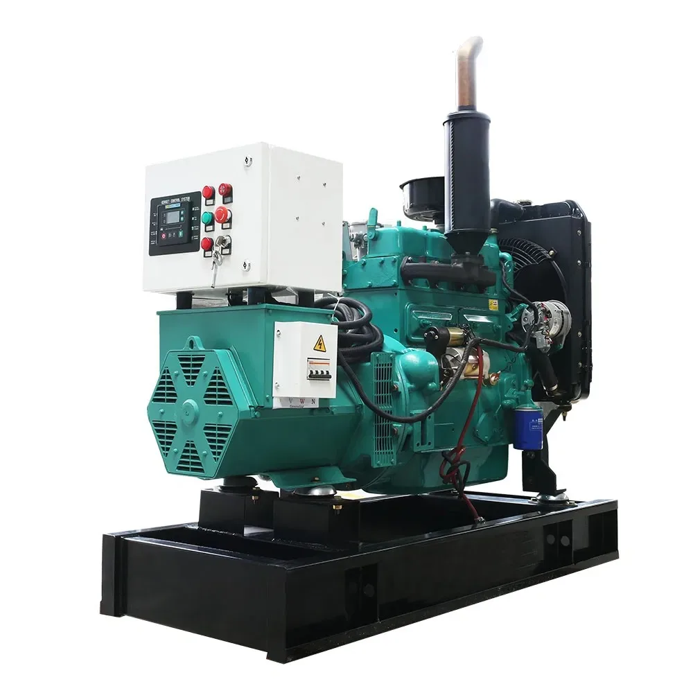 25kVA 20kw Wood Straw Syngas Gas Generator Set
