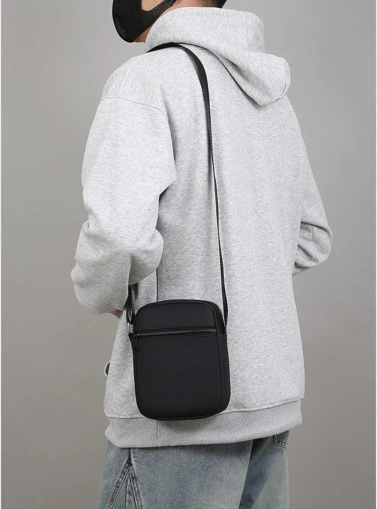 New Men's Crossbody Phone Bag, Simple Casual Shoulder Bag, Waterproof Crossbody Bag